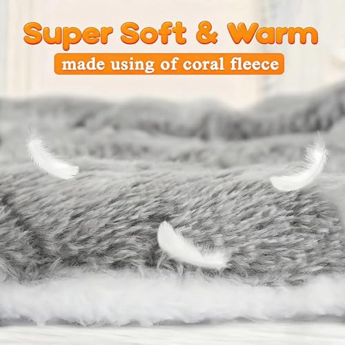 Steelhill Small Pet Bed 3 Pcs Animal Beds for Rabbit,Guinea Pig,Chinchilla,Hedgehog,Ferret & More Warm,Cozy,Soft Washable Bunny Pet Mattress for Indoor