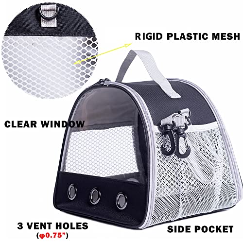 Guinea Pig Carrier, Small Animal Bird Rabbit Turtle Carrier Bag, African Hedgehog Portable Travel Carrier Outdoor Hangbag, Bird Rabbit Guinea Pig Squirrel Carrier - color: Green