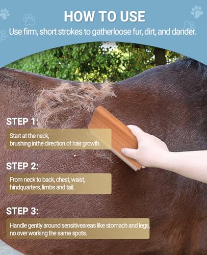 Dog Brush for Shedding | Pet Hair Removal Tool, Cat Grooming Supplies, Deshedding Dog Brush | Combs for cleaning and grooming short and long hair (L (5.3 Inch)) - size: L ( 5.3 Inch )