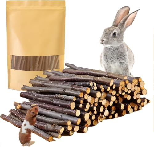1000g Organic Apple Sticks Small Animals Molar Wood Treats Toys for Chinchillas Guinea Pig Rabbits Hamster Gerbil Parrot Bunny Chew Stick Toys, 35.3 OZ - size: 2.21 Pound (Pack of 1)