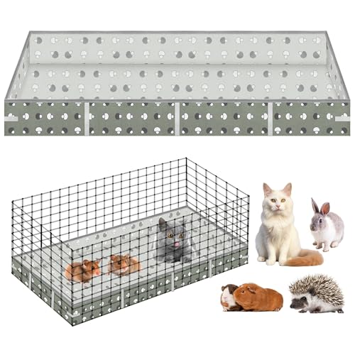 Guinea Pig Cage Liner 47''L x 24''W, Waterproof Cage Liner for Small Animals Guinea Pig Habitat Pad Washable Base for Rabbit Animals