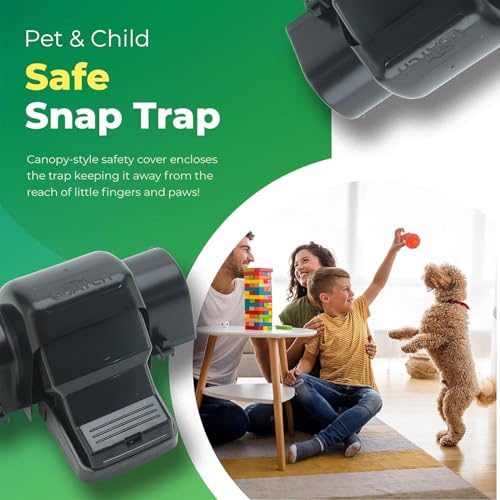 Rat Traps Indoor and Outdoor - 3 Pack Dual-Entry Large Rat Trap Outdoor and Indoor for Home, Garden and Restaurant with 99.9% Trap Rate | Easy to Use Rodent Traps with Safe Hands Free Design - UCatch - size: Pack of 3