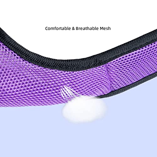 Niteangel Adjustable Soft Harness with Elastic Leash for Rabbits (XL, Purple) - color: Purple, size: XL
