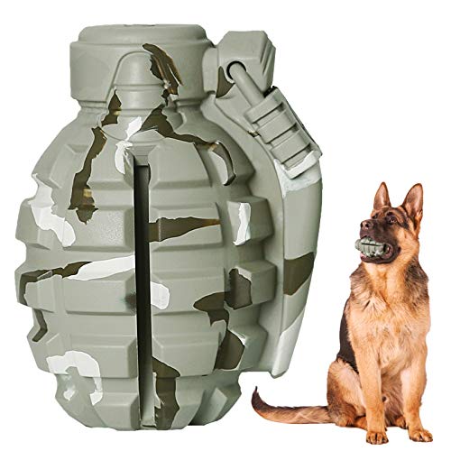 Dog Toys for Aggressive Chewers Large Breed, Fun to Chew (Camo) | German Shepherd, Indestructible Interactive Treat Dog Toys for Large Medium Breeds, Food Grade&Tough Rubber, Chase and Fetch - color: Camouflage color