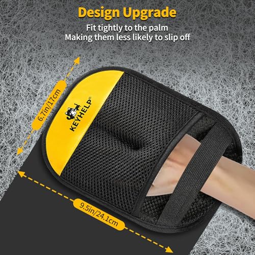 Pet Hair Removal Glove for Dog & Cat, Reusable Electrostatic Pet Hair Glove | Pet Hair Remover Tool for Clothing, Couch, bed, Carpet, Car Seat, Quickly & Easily Pet Hair Remover Glove - color: BlackYellow