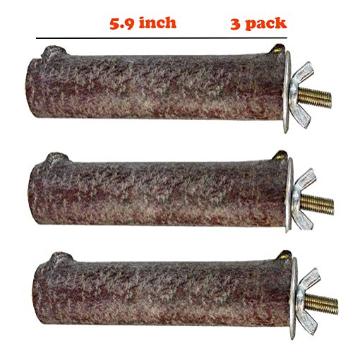 QBLEEV 3 PCS Hamster Chew Toys for Teeth, Chinchilla Cage Accessories Supplies, Guinea Pigs Natural Wood Chews Sticks for Rat Squirrels, Rabbits Perch Toys Birds Standing Platform for Parrot Bunny | Guinea pigs natural wood chews sticks for rat squirrels,