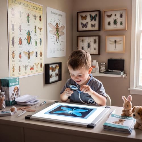 Insect Xrays – Bug Science Kit - Light Table Accessories | Bug Detectives for Kids, STEM Learning Insect X-Ray Set - style: Insect Series