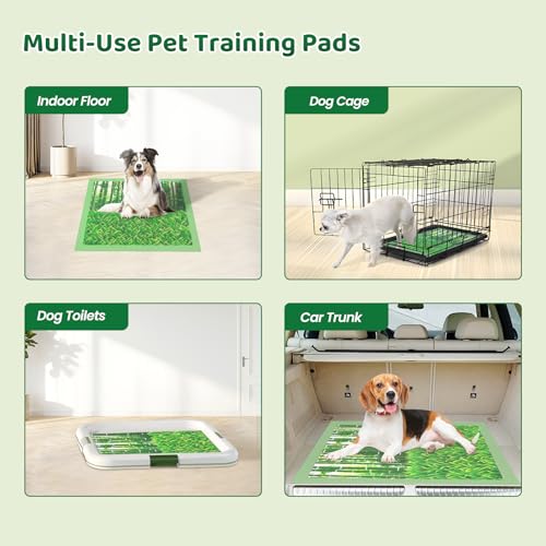 Puppy Pads XL 60 Count - 28"x34" with Adhesive Tabs - size: 28 x 34 inches (60 Count)