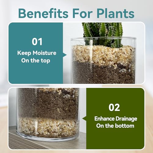 1-2mm Coarse Sand for Plants, 12lbs Horticultural Sand for Gardening | Desert Silica Sand for Cactus, Vases, Aquariums, Terrarium, Fish Tank, Drainage Rocks for Potted Plants, Bamboo, Crafts
