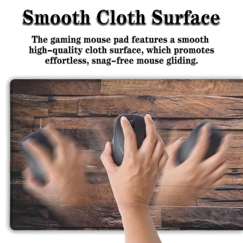 Gaming Mousepad Computer Desk Pad, Computer Desk Mats XXL Mouse Pad, Pc Gaming Mat Waterproof Non-Slip Rubber Base, 35.4" X 15.7" for Work/Game/Office, Pink and blue Board - color: Pink,blue
