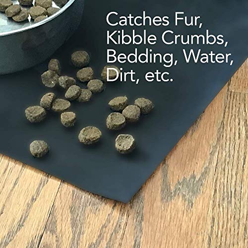 Resilia Under Dog Crate and Kennel Mat to Protect Floors, Water-Resistant Pad for Hard Floors and Surfaces, 30 Inches x 48 Inches, Clear - color: Clear
