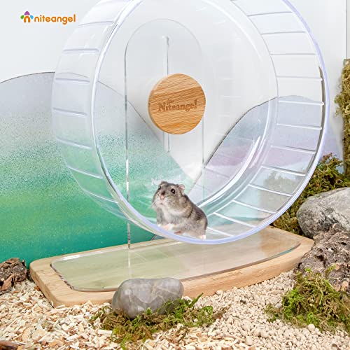 Niteangel Anti-Slide Hamster Wheel Platform: Medium Size & Elevates Height - size: Medium