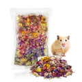 200G Hamster Bedding，Natural Flowers & Herbs Odor Control Dwarf Hamster Bedding Gerbil Bedding Robo Hamster Bedding Katy Hamster Bedding Hamster Habitat Decor Hamster Forage
