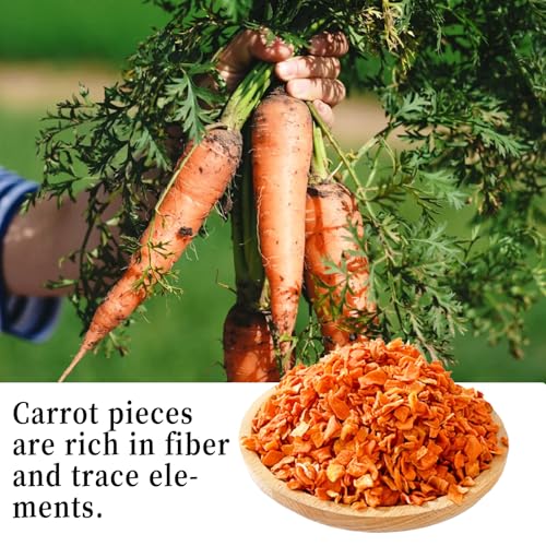 Hamiledyi Rabbits Chew Treats Dried Brussels Sprouts & Carrots for Guinea Pigs Chinchillas Hamsters Bunny Natural Small Animal Chew Toys for Teeth Grinding Foraging Treats (13.8OZ) - style: Style B