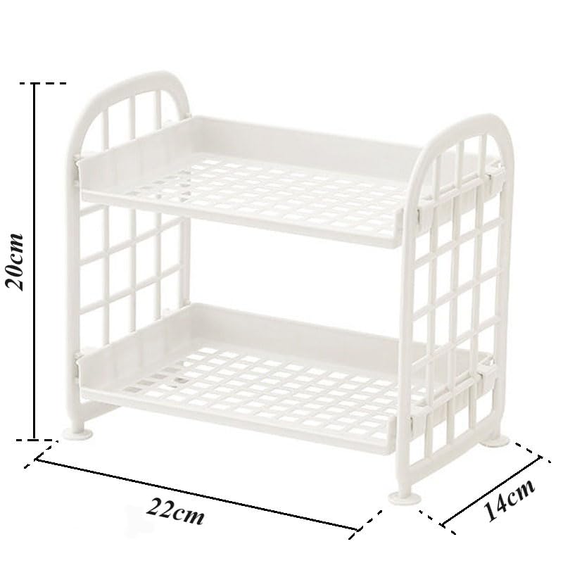 Hermit Crab Habitat Accessories - Plastic Grid Ladder Hammock for Hermit Crab, Hamster, Guinea Pig (White)