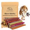70PCS 10Flavors Bunny Chews Toys Sticks, Rabbit Toys for Bunnies Boredom, Guinea Pig Chinchilla Bunny Treats For Rabbits Timothy Hay Sticks For Chinchilla Guinea Pig Rabbit Bunny Indoor Outdoor