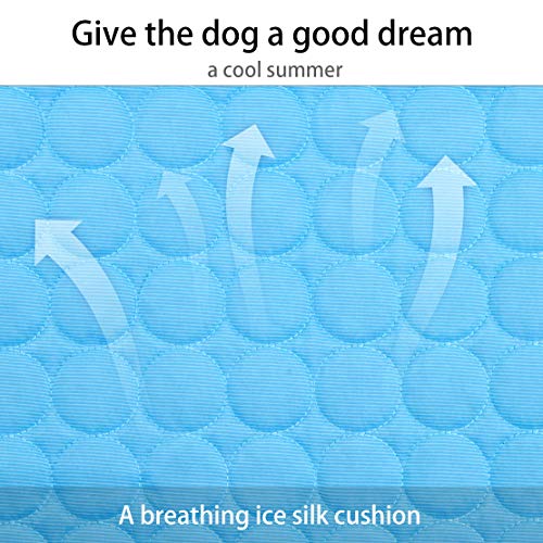Dog Cooling Mat, Pet Cooling Pads for Dogs, Summer Cooling Bed for Cats, Portable Pet Cooling Cushion for Home or Outdoor - size: 40x28IN