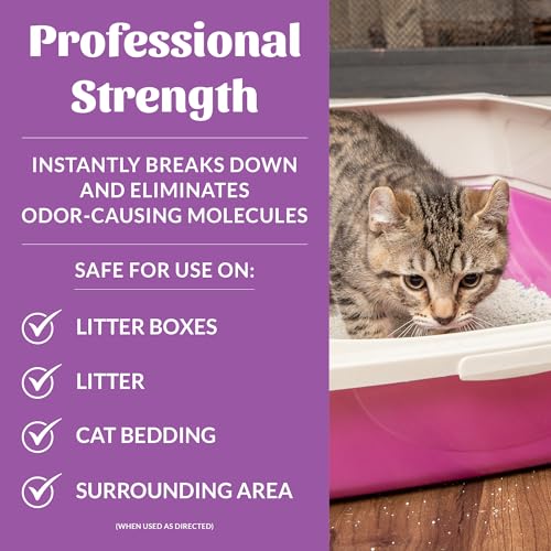SKOUT'S HONOR Professional Strength Cat Litter Box Deodorizing Spray, 35 oz | Plant-Powered Cat Odor Eliminator, Eco-Friendly Molecular Deodorizer That Instantly Breaks Down Litter Box Odors