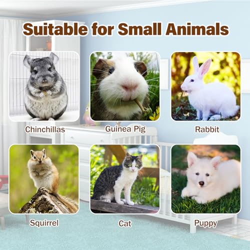 BWOGUE Bunny Tunnel Bed, Collapsible Rabbit Tunnel Hideout with Mat, Coffee | Removable Mat for Washing, Ball Toy for Play, Tunnel Tubes for Hiding, Soft Suede Fabric, Cats Rabbits Guinea Pigs - color: Coffee