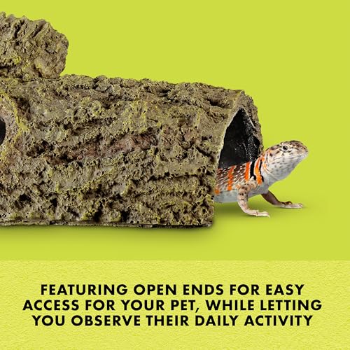 Zilla Pet Reptile Bark Bends Terrarium Decor, Large - size: Large, 5"L x 10.75"W x 5.5"H
