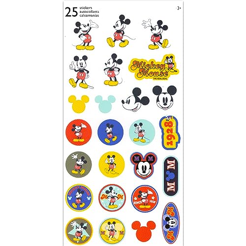 Disney Mickey Mouse Water Bottle for Kids, Boys School Supplies Bundle with Reusable Canteen Plus Stickers and More | Mickey Water Bottle Set