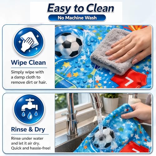 Dog Cooling Mat, Water-Activated Gel Ice Pad for Dogs&Cats, Self-Cooling Mat Soccer Fan Dog Gifts, Waterproof Wipe-Clean, Soccer-Themed Summer Beds for Outdoor&Indoor Large/Medium/Small Pets - size: Large：23.6”×35.4”