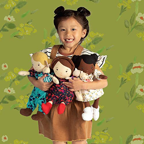 Manhattan Toy Playdate Friends Harper Machine Washable and Dryer Safe 14 Inch Doll with Companion Stuffed Animal - style: Harper