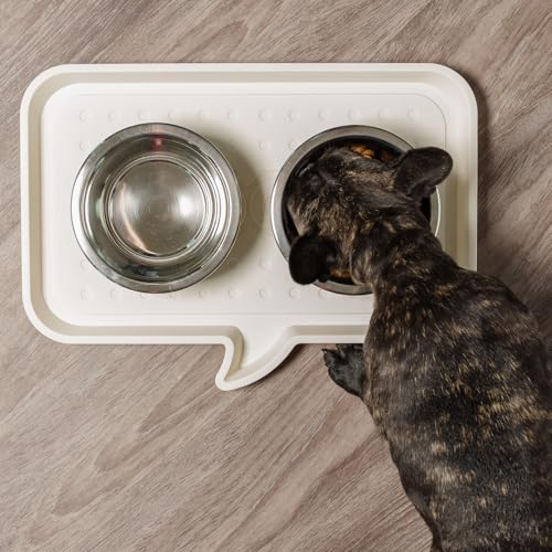 IRIS USA Stainless Steel Pet Bowls, 16 oz, 5 Pack | Stainless Steel Bowls for Cats, Dogs, Kittens, Puppies, Durable, Easy to Clean