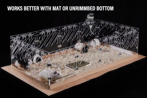 4x2ft Cage Disposable Bottom (1-Month Supply) - Disposable Waterproof Kraft Paper (4 Sheets) - size: 2X4FT