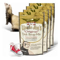 Marshall Uncle Jim’s DUK Soup Mix for Ferrets – 4.5 oz Each – Digestive Support, Recovery & Vitality Aid – Includes 2 Squeaky Toys for Enrichment & Fun – (Pack of 4)