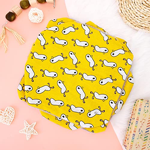 3 Tier Pet Hammocks for Cage, Ferret & Guinea Pig Accessories, 13.7x13.7 Inches, Rat Beds Hammock Hanging Bunkbed for Small Animals, Ferret, Kitten, Squirrel, Chinchilla, Parrot (Yellow) - color: yellow