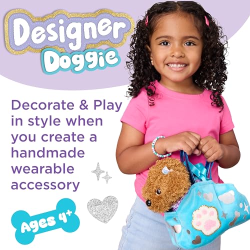 Creativity for Kids Designer Doggie Kit | Plush Pet, Purse & Jewelry Craft for Screen-Free Play (Ages 4+) - style: Designer Doggie