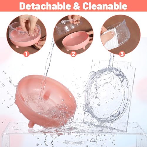 Hamster Sand Bath Container Hamster Bathtub Plastic Dust Bath Box | Hamsters Bathroom Toilet, Easy to Clean, for Dwarf Hamsters, Mice Gerbil, and Small Animals