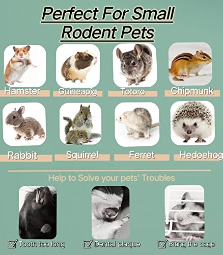 200g Apple Chew Sticks for Small Animals | Chew Toys for Bunny Chinchillas, Rabbits Guinea Pig Hamster Gerbil - style: 7oz