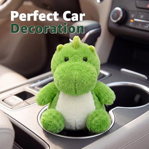 Ditucu Palm-Sized Dinosaur Stuffed Animals Cute Soft Mini Dino Plush Doll Small Plushies Toys Gifts for Kids Green 6 inch - style: Dinosaur A