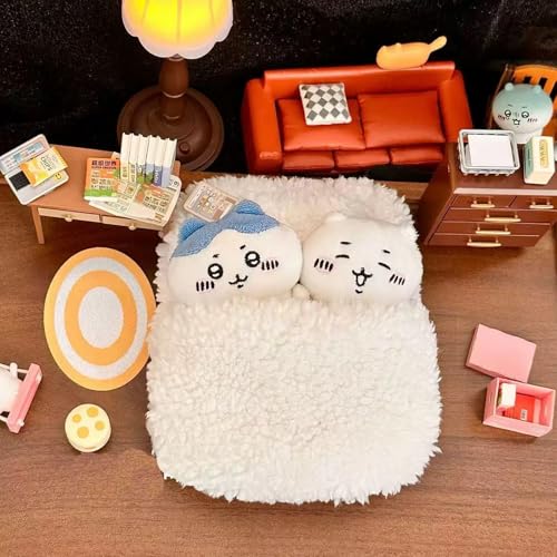 Soft Small Cotton Hamster Bed, Small Animal Cloud Cozy Bed Cozy with Pillow, Cage Decor Photo Toys, Relax Habitat House Accessories, Sleep Pad Rest Nest for Mice, Rat. (White Cloud Bed) - color: White Cloud Bed
