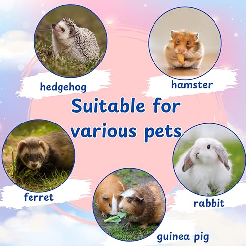 Hedgehog Hideout Tunnels with Bell Ball Toy, Hedgehog Tunnels with 2pcs Toys For Hedgehogs, Small Animal Tunnel Tubes Toy For Hamster Guinea Pig Chinchilla Rabbit, Hedgehogs Accessories (White Tunnel) - color: White Tunnel