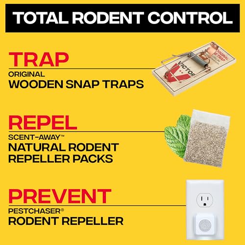 Victor Metal Pedal Mouse Traps, 12-Pack, Reusable Wooden Snap Traps | FSC Certified Wood, Indoor Mice Control Pest Elimination, Rodent Killer Control, Clean & Quick Trapping, Mice Traps for House - style: 12 Metal Pedal Traps