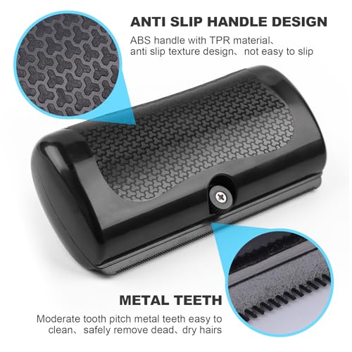 Deshedding Dog Brush, Deshedding Brush for Cats, Dogs, Rabbits, Horses | Ergonomic Dog Grooming Tool, Painless Pet Hair Remover for Short, Medium & Long Coats