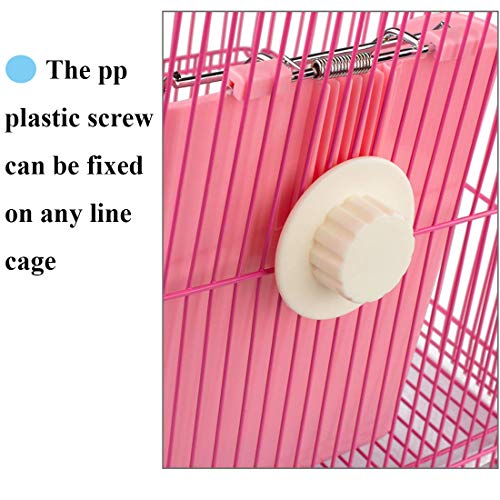 Rabbit Hay Feeder, Large Capacity Bunny Hay Rack for Rabbits, Guinea Pigs, Chinchillas, Small Animals, Hay Dispenser - color: Pink
