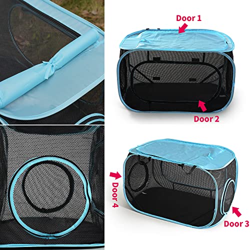 INTURN Cat Furniture Tent for Indoor and Outdoor Playpen Portable Cat Tunnels, Outdoor Kennel (Sleep Kennel) - color: Sleep Kennel