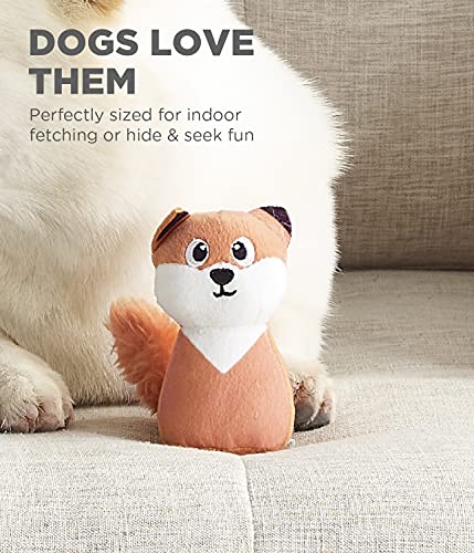 Outward Hound Squeakin' Fox Hide A Puzzle Plush Replacement Dog Toys - 3 Pack - color: Foxs (3-pack)