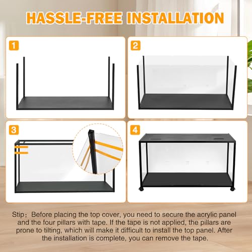 Hamster Cage, 360-Viewing Metal Rat Cage, Chewproof, Stackable Large Cage with Top Access, for Dwarf Syrian Hamster, Gerbil, Mouse - size: 32 * 16 * 16IN