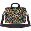 Messenger Bag Carrying Case Sleeve with Handle Accessory Pocket Fits Laptops/Notebook/ebooks/Kids tablet/ipad (11-13.3 inch, Flowers2) - color: Flowers2, size: 11-13.3 inch