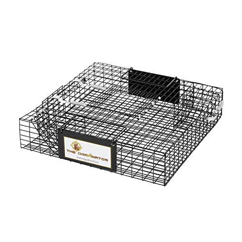 Rugged Ranch 2-Pack Chipmunkinator Multi-Catch Chipmunk Trap, Wire Cage, 14.5"x4"x14.5" Each - Live Catch-and-Release, 2-Door Humane Rodent Control, No-Poison Outdoor Use - color: Chipmunk, size: 2 Pack