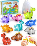 Dinosaur Alphabet Learning Toys for Toddlers Kids 3-5, 10 Unique Dinos | 26 Colorful Alphabet Dinosaurs | Child-Friendly Design | Learning Feels Like Play | Fine Motor Toys | Perfect Toddler Gift - style: 26 Dinosuar Letters