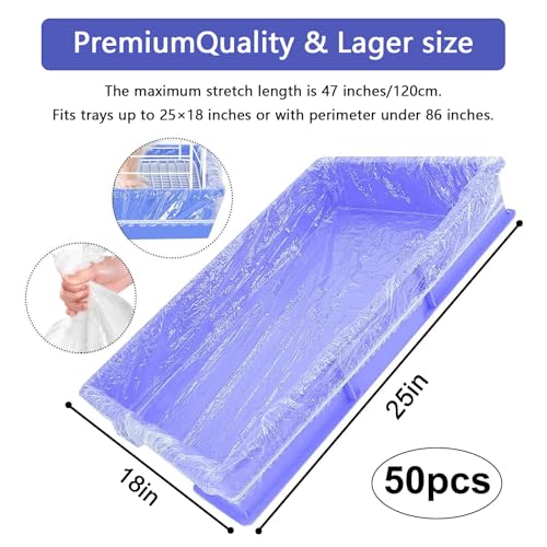 30 pcs Disposable Cage Liners, Clear Plastic Rabbit Cage Liner Bag | Universal Toilet Film for Bunny, Hamster, Totoro, Hedgehog, Guinea Pig and Small Animals(30pcs, 47in) - size: 30 count