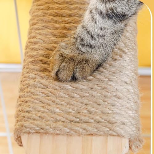 Cat Climbing Steps Scratching Tree - 2pcs Scratching Steps Sisal Hemp Cage Shelf Ladder Pets Perch Furniture Inside The cage with Install Screws (S) - size: S