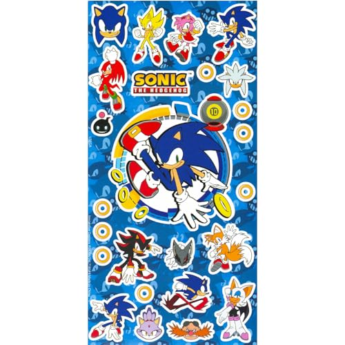 Sonic the Hedgehog Blind Bag Party Favors 3 Pack – Bundle with 3 Sonic Mystery Bags with Mini Sonic Figurines Plus Stickers | Sonic Action Figure Set for Kids, Boys, Girls