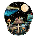 Mouse Pad with Wrist Support, Ergonomic Mouse Pad with Memory Foam Wrist Rest Cushion, Non-Slip Rubber Base Gaming Mice Pad for Home Office Computer Laptop, Mushroom - color: M41-Mushroom